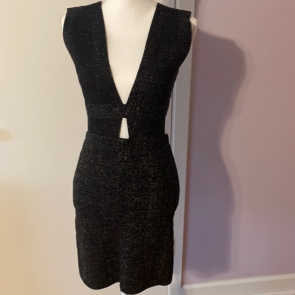 REVOLVE Sparkly black mini dress with cutouts✨Perfect for NYE